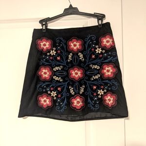 Miami Flower Printed Skirt